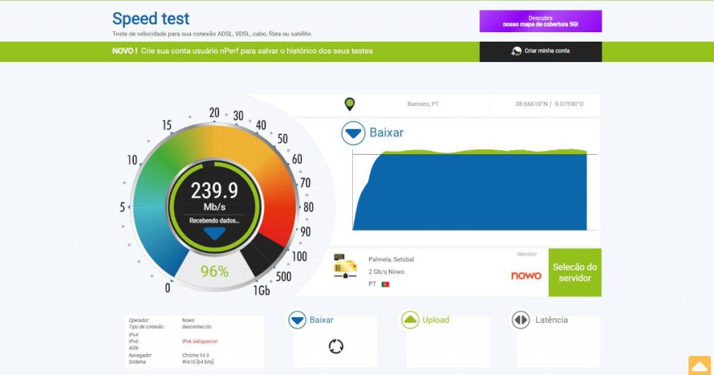 Internet Speed Test - nPerf